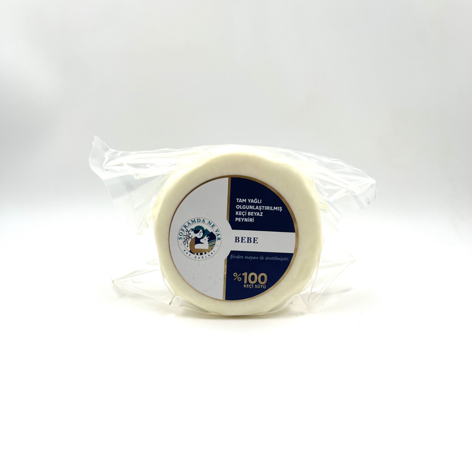 OLGUN %100 Keçi Beyaz Peyniri Yuvarlak 1 KG