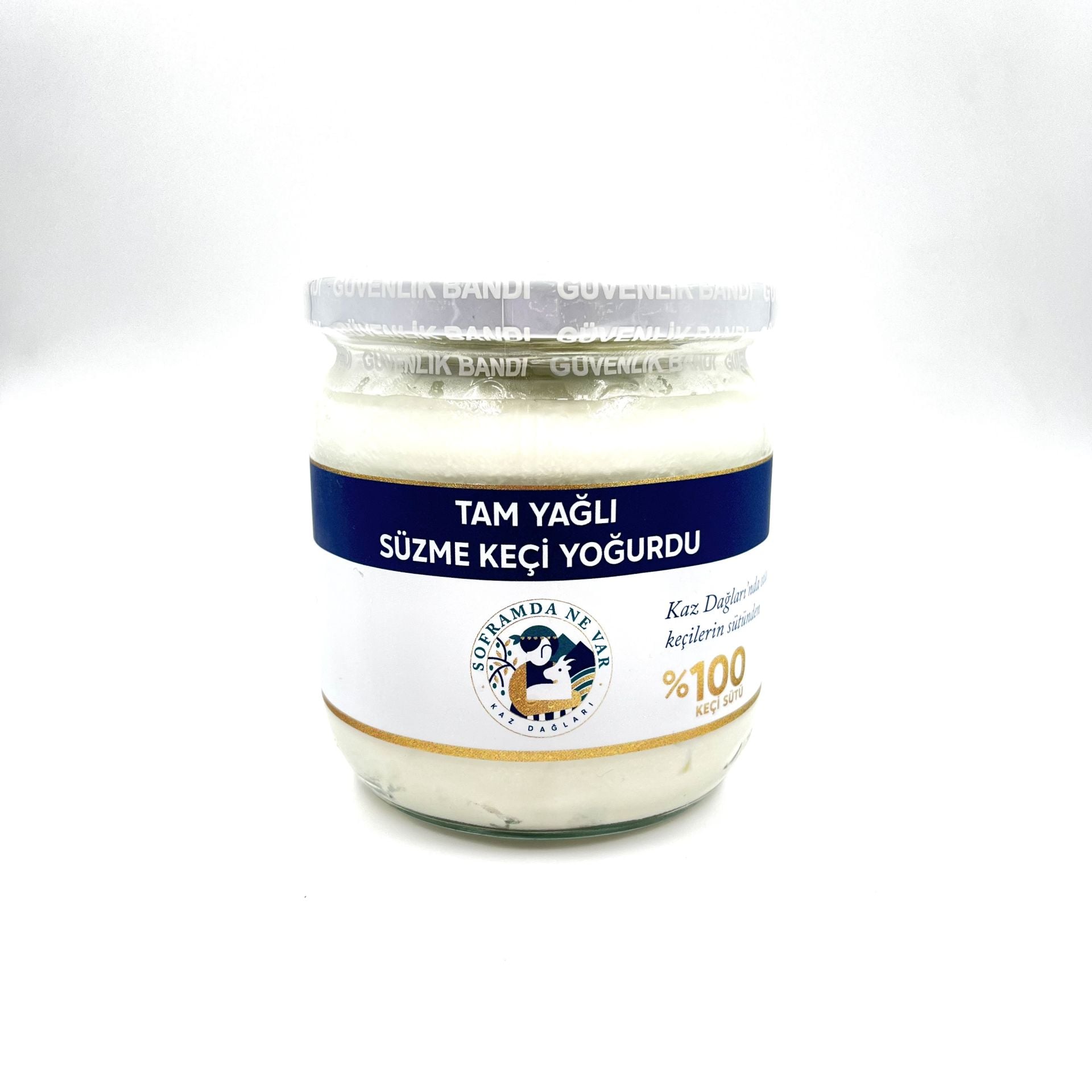 %100 Keçi Yoğurdu Süzme 350 Gr
