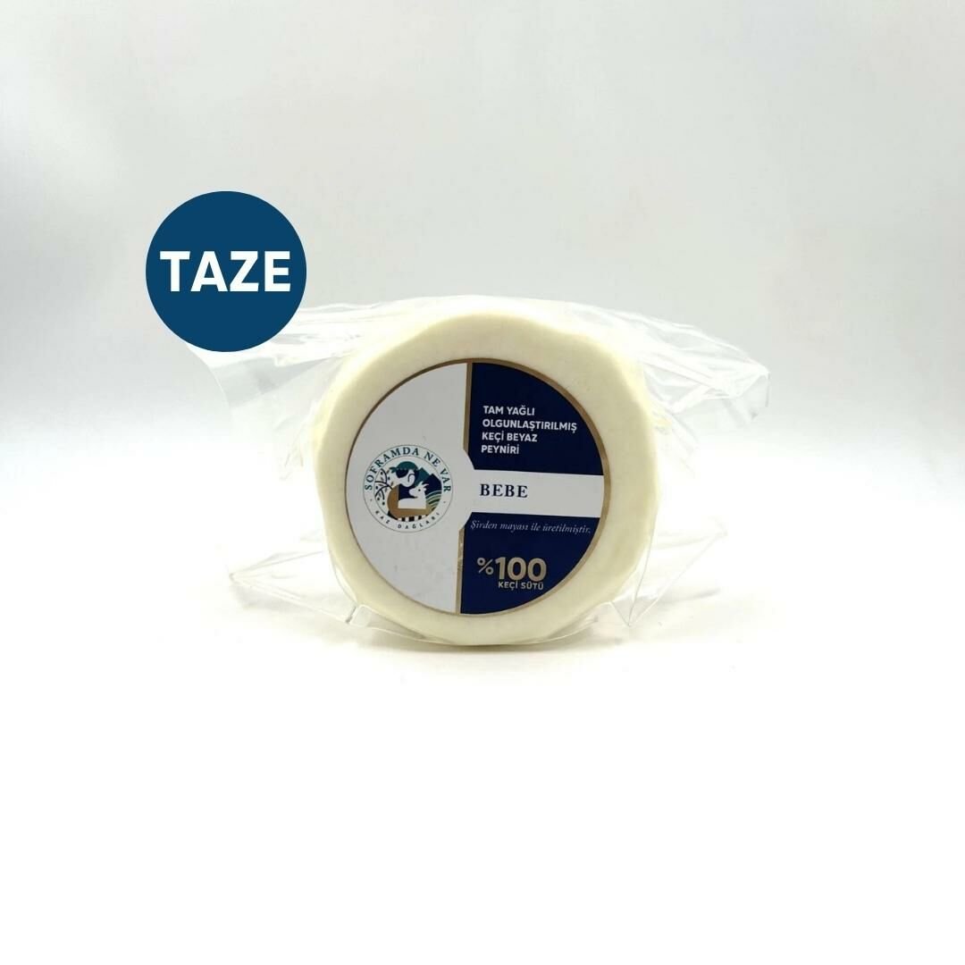TAZE %100 Keçi Beyaz Peyniri Yuvarlak