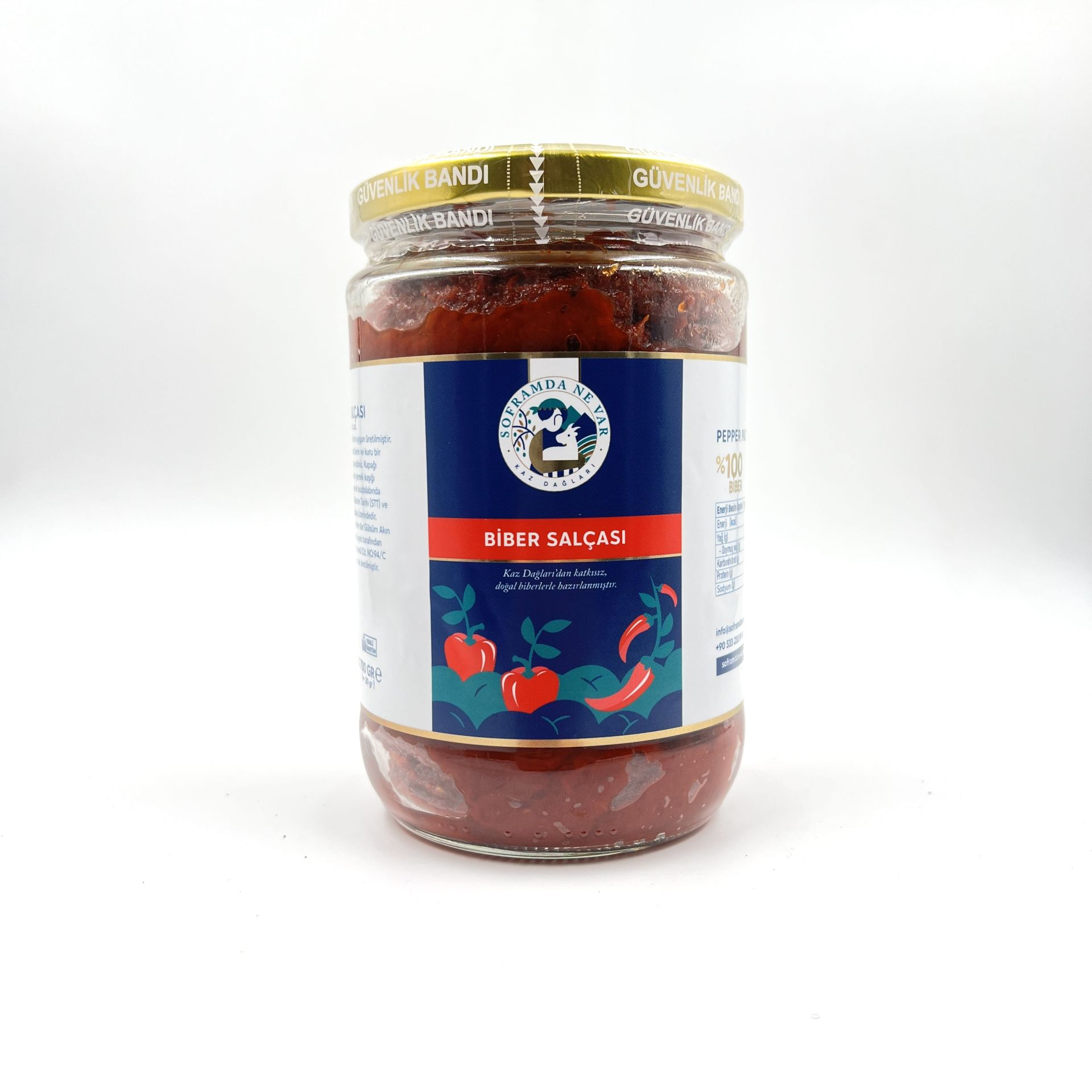 Biber Salçası 700 GR (Güneşte Kurutulmuş)